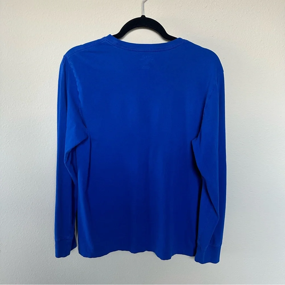 Ralph Lauren Long Sleeve RL-67 Graphic Tee in Royal Blue